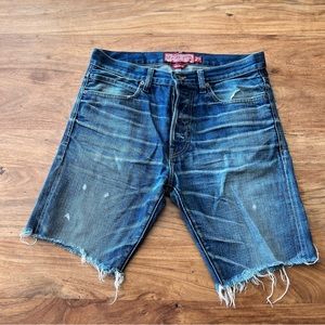 Lucky Brand Legend Cut Off Denim Shorts - Size 29 - MADE IN USA